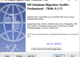 Database Migration Toolkit screenshot