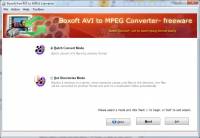 Boxoft AVI to MPEG Converter (freeware) screenshot