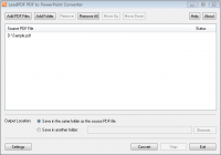 LeadPDF PDF to PowerPoint Converter screenshot