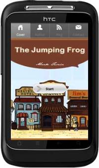 APPMK- Free Android  book App The Jumping Frog screenshot