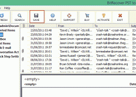 Birdie PST to PDF Migrator screenshot