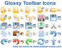 Glossy Toolbar Icon Set screenshot