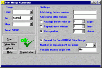 Serial Numbers Generator - Print Merge Numerator screenshot