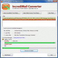 Convert IncrediMail Emails to Outlook screenshot