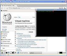 Microsoft Virtual PC 2007 screenshot
