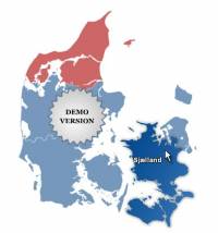 Denmark Map Locator screenshot
