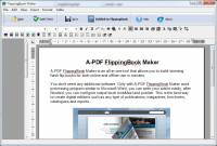 A-PDF FlippingBook Maker screenshot