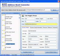 Notes Contacts to Outlook screenshot