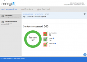 Mergix Duplicate Contacts Remover screenshot