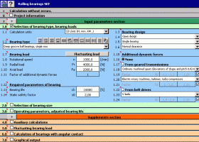 MITCalc Rolling Bearings Calculation III screenshot