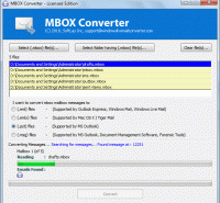 Thunderbird MBOX to Outlook screenshot