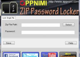 Appnimi Zip Password Locker screenshot