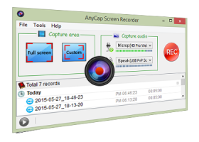 Free AnyCap Screen Recorder screenshot