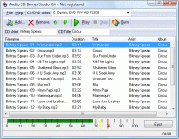 Audio CD Burner Studio screenshot