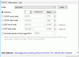 COM Port Data Emulator screenshot