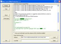 Web Form SPAM Protection screenshot