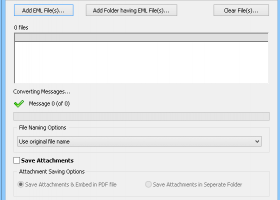 Convert EML extension to PDF screenshot