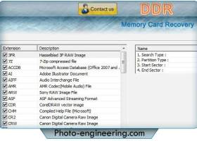 Multimedia Card Data Salvage Software screenshot