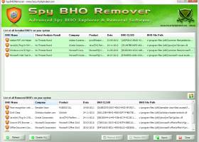 Spy BHO Remover screenshot