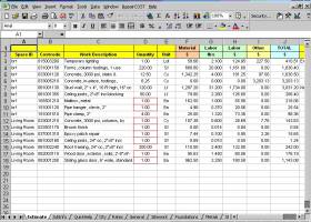 RepairCost Estimator for Excel screenshot