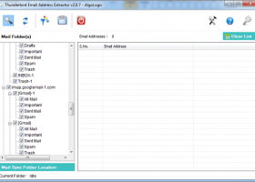 Thunderbird Email Extractor screenshot