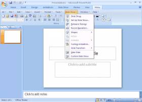 Classic Menu for PowerPoint 2007 screenshot