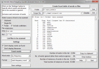 Hermetic Word Frequency Counter Advanced screenshot