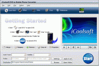 iCoolsoft DVD to Mobile Phone Converter screenshot