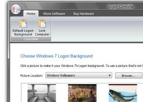Windows 7 or Vista Login Screen Changer screenshot