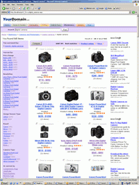 Shopping.com Partner Site Builder screenshot
