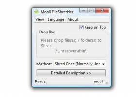Moo0 FileShredder screenshot