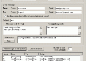 Add Email ActiveX Enterprise screenshot