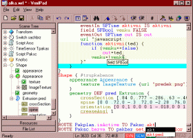 VrmlPad screenshot