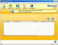 Kernel DBF - Repair corrupt DBF files screenshot