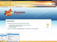 Mozilla Personas screenshot