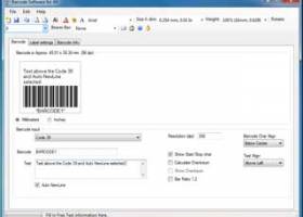Barcode software for Code screenshot