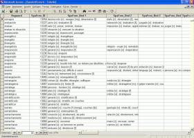Database Dictionaries Spanish screenshot