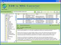 Convert EDB to MSG screenshot