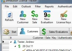 Infralution Licensing System screenshot