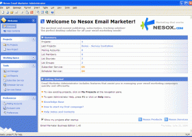 Nesox Email Marketer Personal Edition screenshot