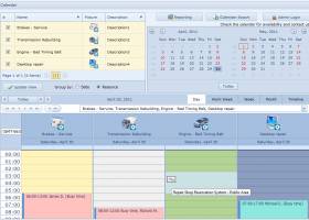 Repair Shop Calendar for Workgroup screenshot
