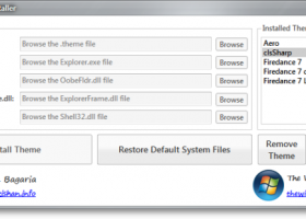 Windows Theme Installer screenshot