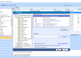 Export Entire Exchange Database to PST screenshot