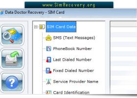 Sim Card Data Salvage Software screenshot
