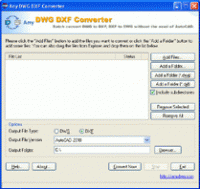 DWG to DXF Converter 2011.1 screenshot