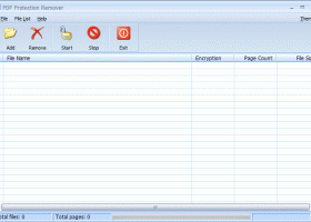 PDFArea PDF Protection Remover screenshot