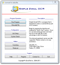 Simple Zonal OCR screenshot