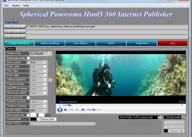 Spherical Panorama Html5 360 Video Publisher screenshot