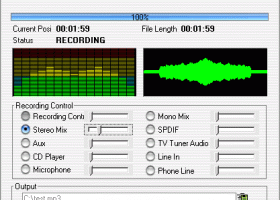 MP3 Audio Recorder screenshot