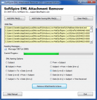 EML Attachment Remover screenshot